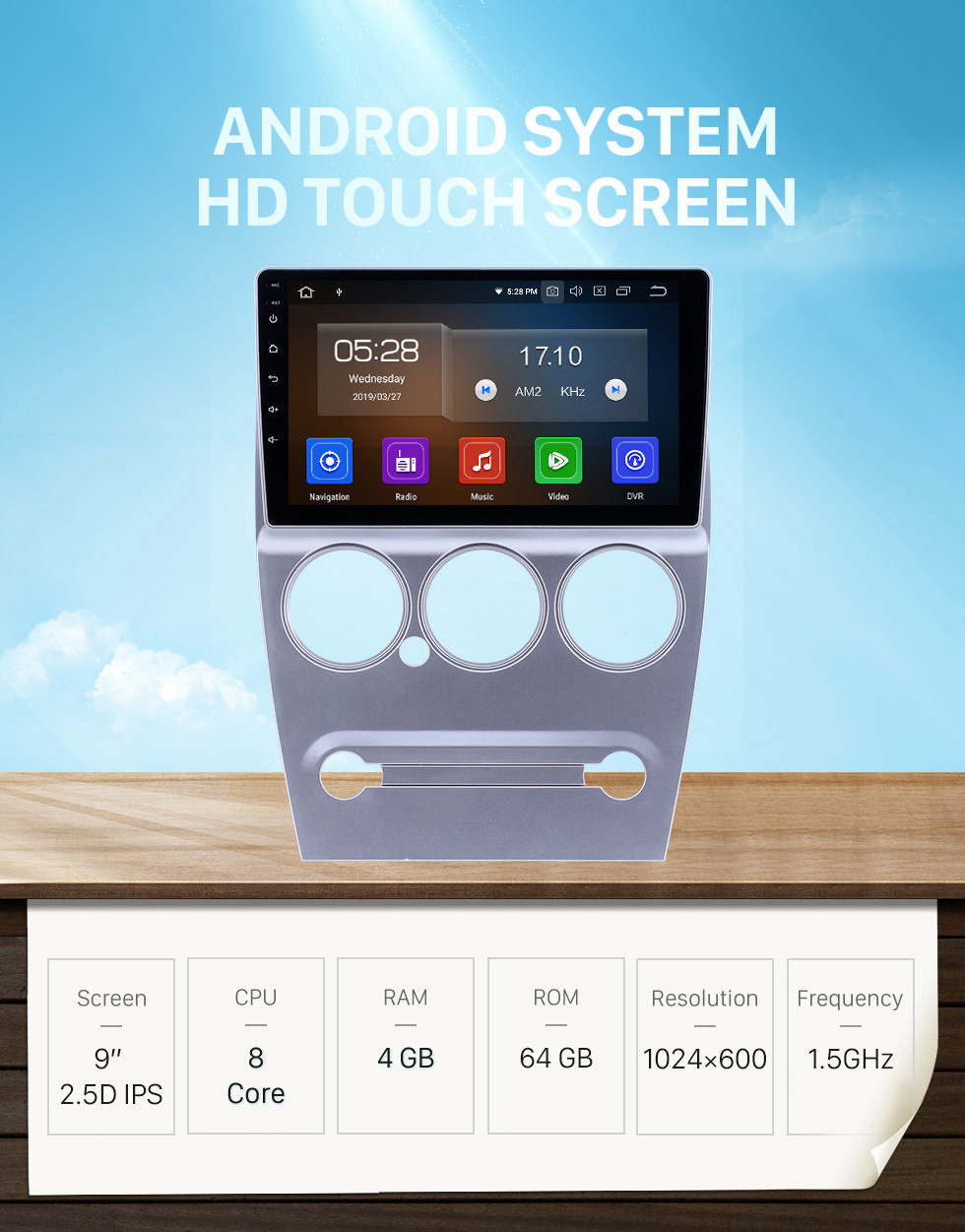 Seicane HD Touchscreen 2008-2013 Citroen Elysee Android 11.0 9 polegadas Navegação GPS Rádio Bluetooth AUX Suporte USB Carplay DAB + Câmera de backup