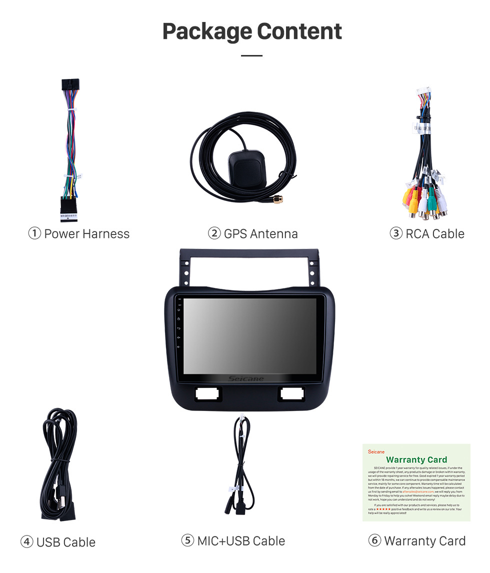 Seicane HD Touchscreen de 10,1 polegadas Android 11.0 para JAC Ruifeng 2011 Sistema de navegação GPS por rádio Bluetooth Suporte para câmera de backup