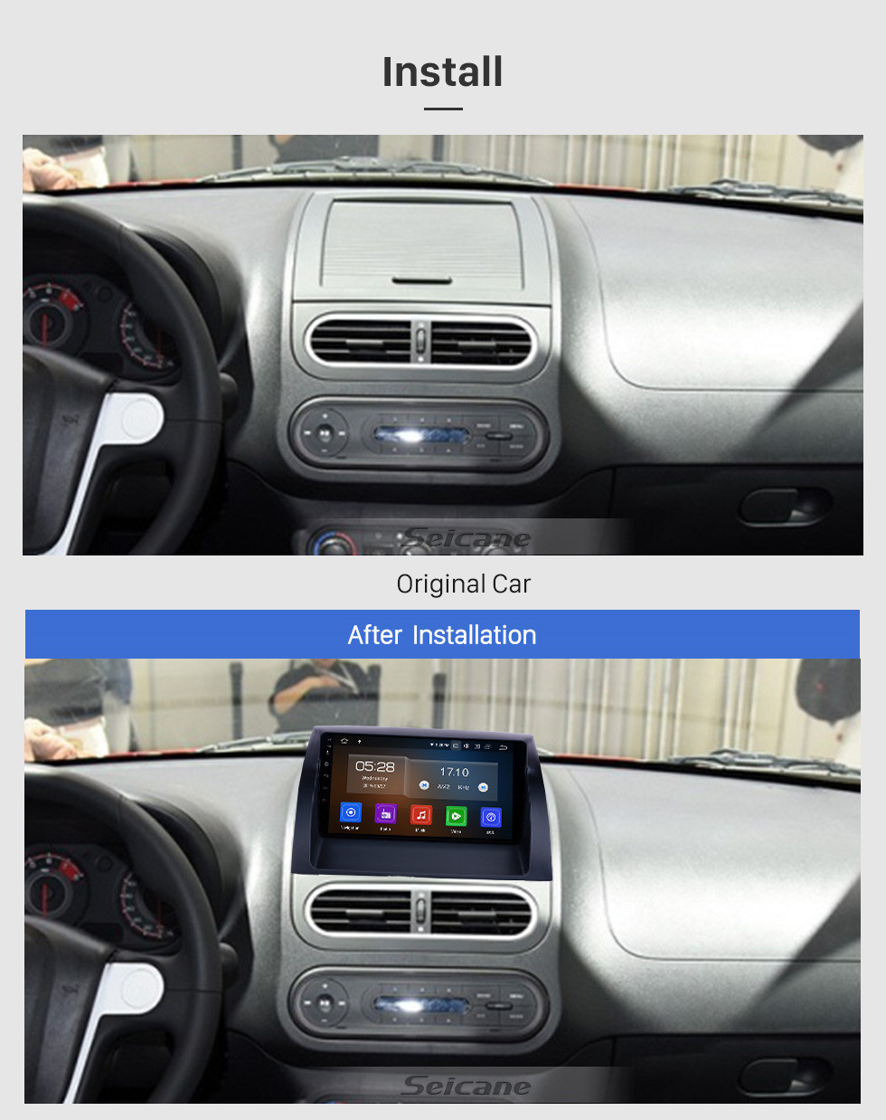 Seicane HD сенсорный экран 2011-2016 MG3 Android 11.0 9-дюймовый GPS-навигация Радио Bluetooth WIFI AUX USB Carplay поддержка DAB + DVR OBD2