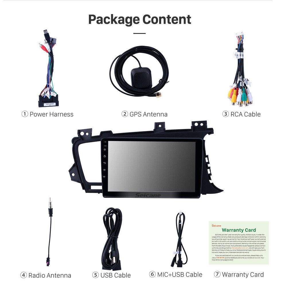 Seicane Android 11.0 9 Zoll GPS Navigationsradio für 2011-2014 Kia K5 RHD mit HD Touchscreen Carplay Bluetooth Unterstützung Digital TV Seicane Android 11.0 9 Zoll GPS Navigationsradio für 2011-2014 Kia K5 RHD mit HD Touchscreen Carplay Bluetooth Unterstützung Digital TV