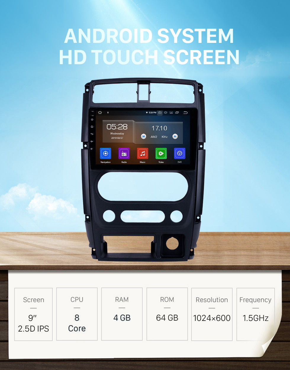 Seicane Android 12.0 2007-2012 Suzuki Jimny 7 Polegada HD Touchscreen Rádio Estéreo Do Carro Unidade Principal Navegação GPS Bluetooth WIFI Música Suporte Volante Controle USB OBD2 Câmera Retrovisor