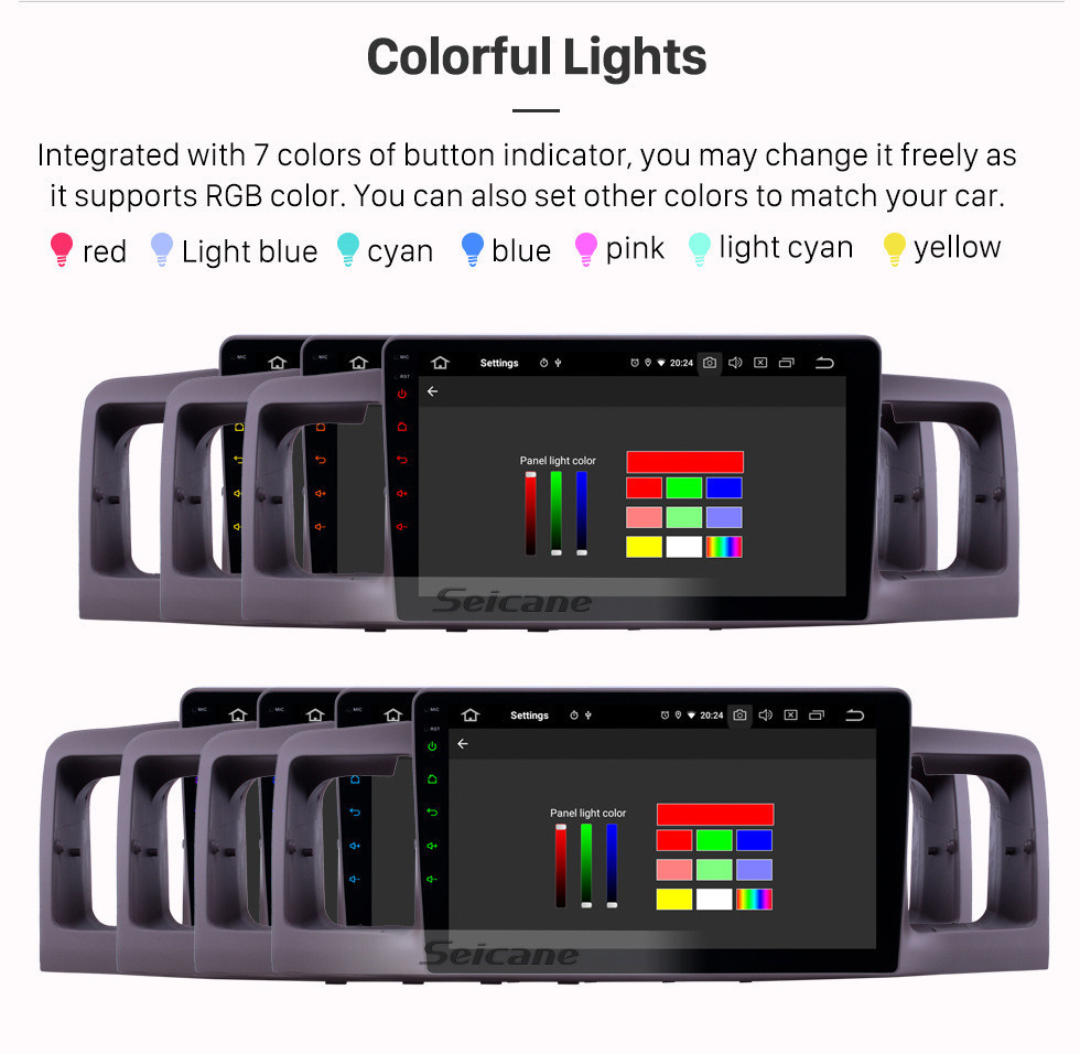 Seicane Android 11.0 9 polegadas GPS Navigation Radio para 2006-2013 Toyota Corolla com HD Touchscreen Carplay USB suporte a Bluetooth DVR TV Digital Seicane Android 11.0 9 polegadas GPS Navigation Radio para 2006-2013 Toyota Corolla com HD Touchscreen Carplay USB suporte a Bluetooth DVR TV Digital
