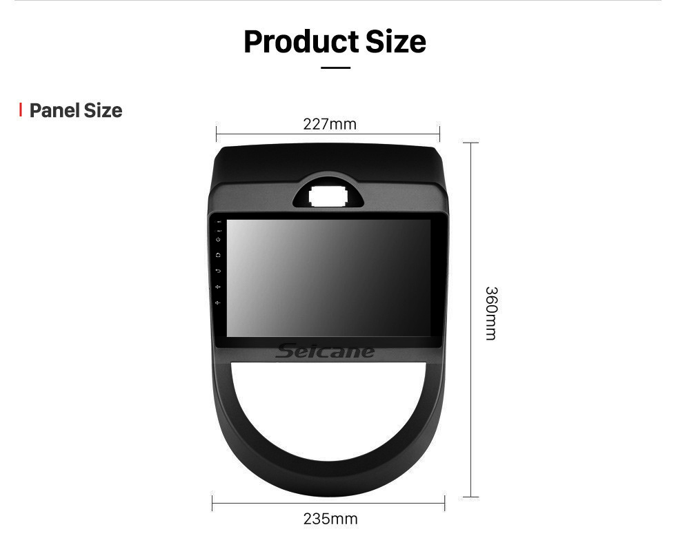 Seicane 2010-2013 Kia Soul Android 13.0 9 pouces Navigation GPS Radio Bluetooth HD Écran tactile WIFI USB Carplay Support Caméra de recul Seicane 2010-2013 Kia Soul Android 13.0 9 pouces Navigation GPS Radio Bluetooth HD Écran tactile WIFI USB Carplay Support Caméra de recul