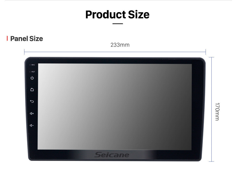 Seicane HD Touchscreen 2010-2014 Hyundai H1 Android 13.0 9 inch GPS Navigation Radio Bluetooth USB WIFI Carplay support DAB+ TPMS OBD2