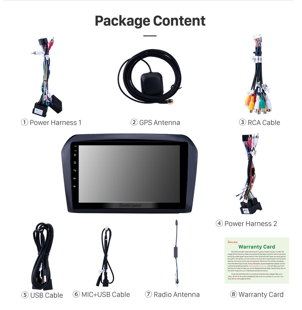 Seicane 2013-2017 VW Volkswagen Jetta Android 11.0 9 inch GPS Navigation Radio Bluetooth HD Touchscreen USB Carplay support Digital TV Seicane 2013-2017 VW Volkswagen Jetta Android 11.0 9 inch GPS Navigation Radio Bluetooth HD Touchscreen USB Carplay support Digital TV