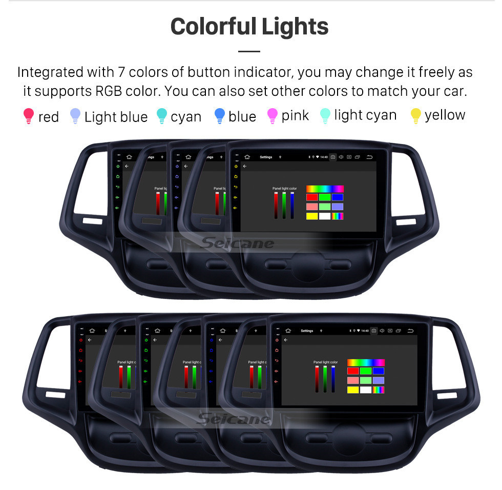 Seicane 9 pulgadas de Android 11.0 Radio de navegación GPS para 2015 Changan EADO con pantalla táctil HD Carplay AUX Bluetooth compatible con 1080P