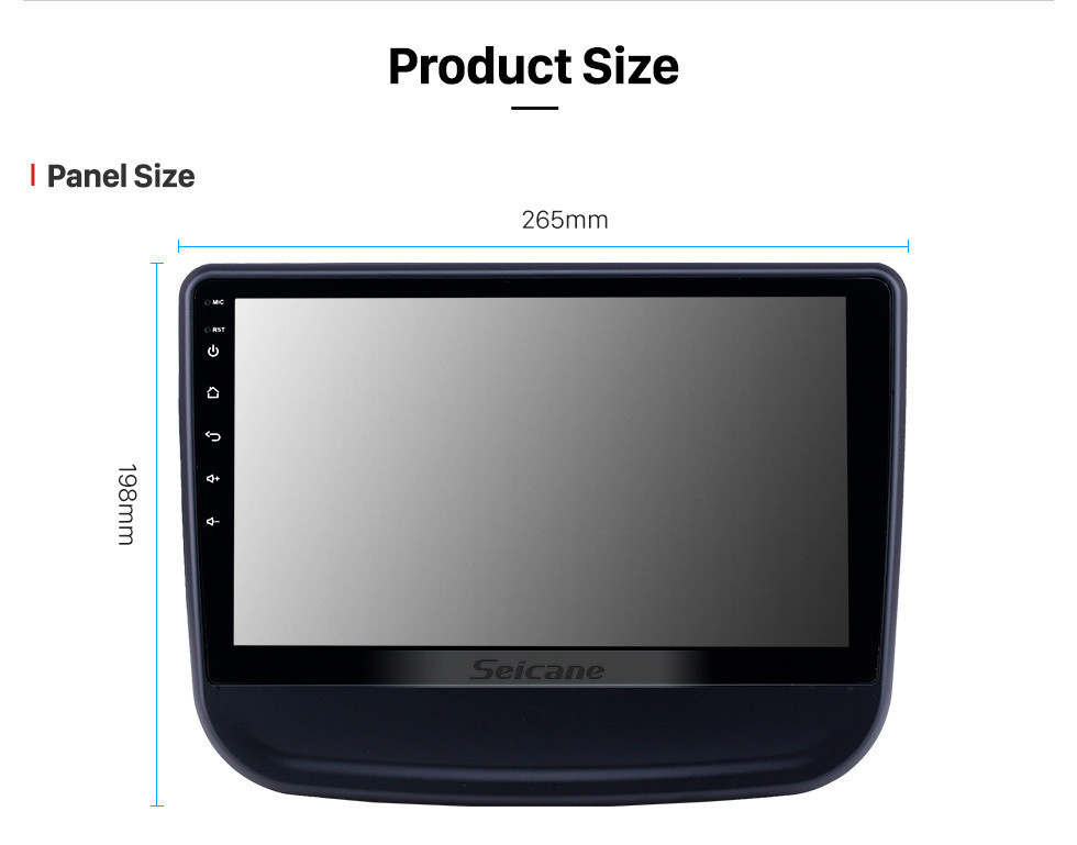 Seicane 9 inch 2016-2018 chevy Chevrolet Equinox Android 11.0 GPS Navigation Radio Bluetooth HD Touchscreen Carplay support Mirror Link