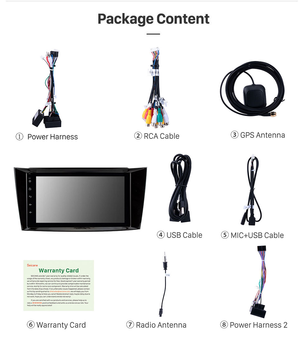 Seicane 8 inch Android 12.0 Radio IPS Full Screen GPS Navigation Car Multimedia Player for 2002-2008 Mercedes Benz E W211 E200 E220 E230 E240 E270 E280 E300 E320 with RDS 3G WiFi Bluetooth Mirror Link OBD2 Steering Wheel Control Seicane 8 inch Android 12.0 Radio IPS Full Screen GPS Navigation Car Multimedia Player for 2002-2008 Mercedes Benz E W211 E200 E220 E230 E240 E270 E280 E300 E320 with RDS 3G WiFi Bluetooth Mirror Link OBD2 Steering Wheel Control