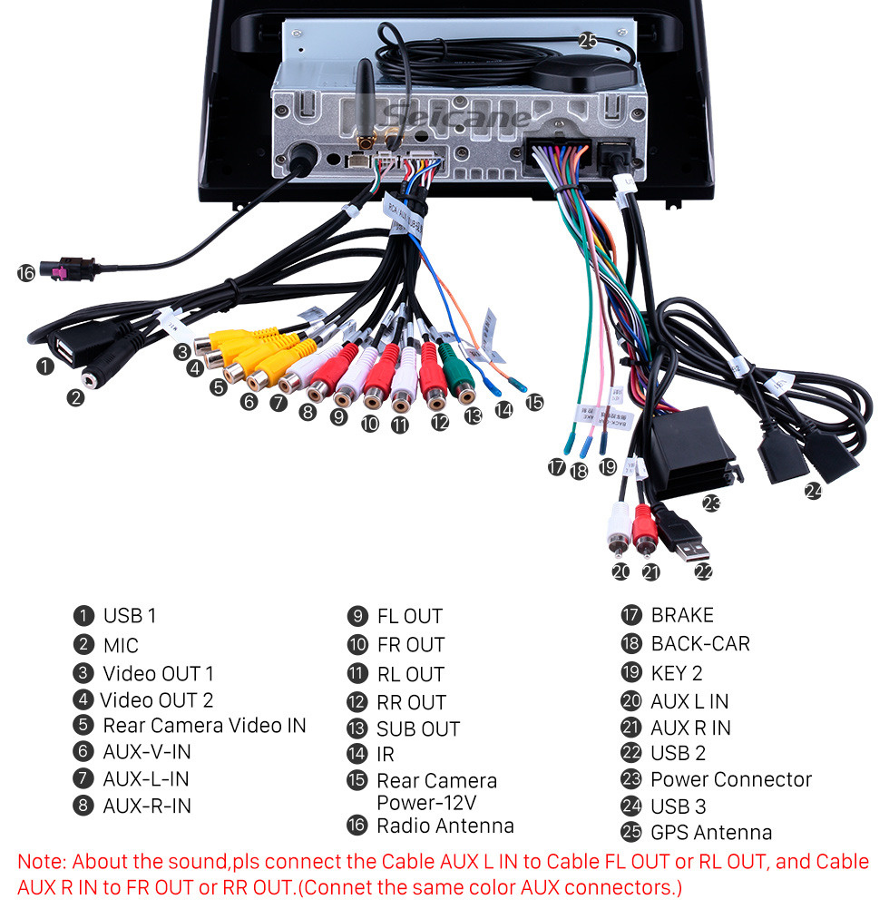 Seicane Android 11.0 9 pulgadas Radio de navegación GPS para 2018 Kia Forte con pantalla táctil HD Carplay AUX WIFI USB compatible con Bluetooth DVR TPMS DAB +