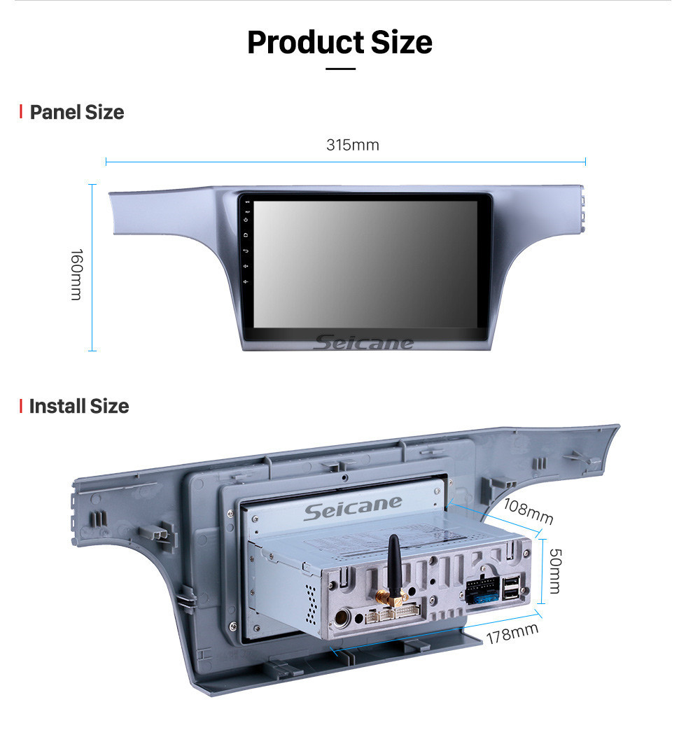 Seicane Radio Android 11.0 de 10.1 pulgadas para 2012-2015 VW Volkswagen Lavida Bluetooth Pantalla táctil Navegación GPS Soporte de Carplay USB TPMS DAB + DVR