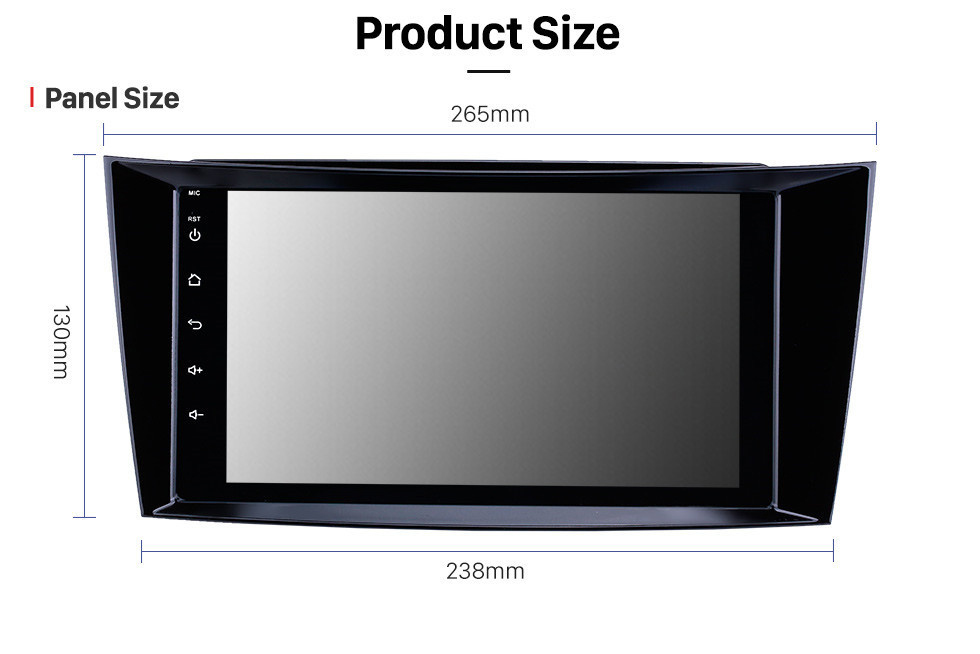 Seicane Para 2001-2010 Mercedes-Benz Classe E W211 Rádio 8 polegadas Android 13.0 HD Touchscreen Bluetooth com Sistema de Navegação GPS Carplay suporte 1080P Seicane Para 2001-2010 Mercedes-Benz Classe E W211 Rádio 8 polegadas Android 13.0 HD Touchscreen Bluetooth com Sistema de Navegação GPS Carplay suporte 1080P