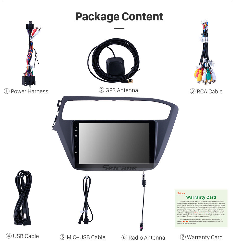 Seicane 9 inch Android 11.0 GPS Navigation Radio for 2018-2019 Hyundai i20 LHD with HD Touchscreen Carplay Bluetooth WIFI AUX support TPMS Digital TV Seicane 9 inch Android 11.0 GPS Navigation Radio for 2018-2019 Hyundai i20 LHD with HD Touchscreen Carplay Bluetooth WIFI AUX support TPMS Digital TV