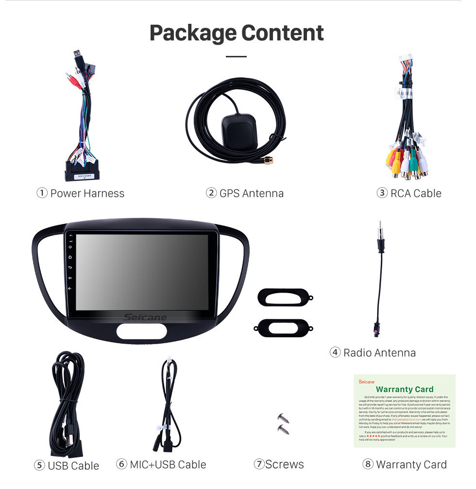 Seicane HD Touchscreen 2010-2013 Old Hyundai i20 Android 11.0 9 inch GPS Navigation Radio Bluetooth USB Carplay WIFI AUX support DAB+ Steering Wheel Control Seicane HD Touchscreen 2010-2013 Old Hyundai i20 Android 11.0 9 inch GPS Navigation Radio Bluetooth USB Carplay WIFI AUX support DAB+ Steering Wheel Control