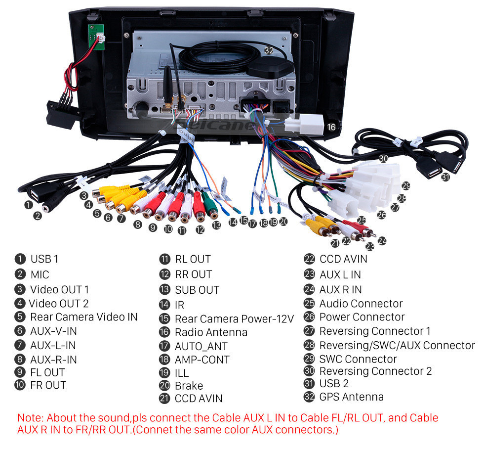 Seicane HD Touchscreen 2010-2017 Toyota ALZA Android 11.0 10.1 Zoll GPS Navigationsradio Bluetooth USB Carplay WIFI AUX Unterstützung DAB + OBD2 Lenkradsteuerung