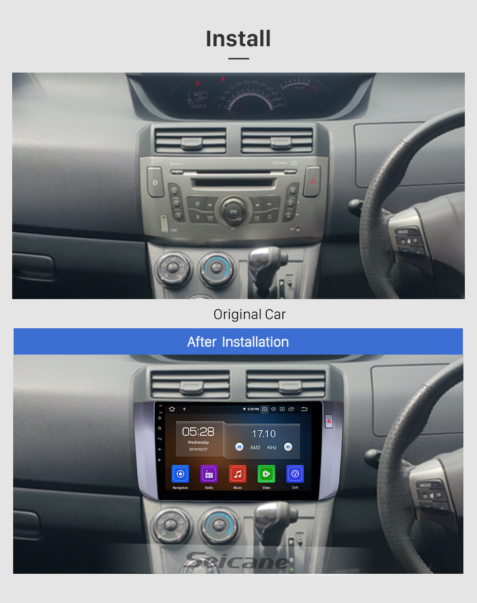 Seicane HD Touchscreen 2010-2017 Toyota ALZA Android 11.0 10.1 inch GPS Navigation Radio Bluetooth USB Carplay WIFI AUX support DAB+ OBD2 Steering Wheel Control Seicane HD Touchscreen 2010-2017 Toyota ALZA Android 11.0 10.1 inch GPS Navigation Radio Bluetooth USB Carplay WIFI AUX support DAB+ OBD2 Steering Wheel Control