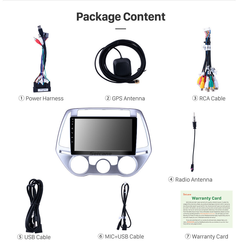 Seicane 9-дюймовый Android 11.0 Radio для 2012-2014 Hyundai I20 Руководство A / C Bluetooth Wifi HD Сенсорный экран GPS-навигатор Carplay Поддержка USB DVR OBD2 Камера заднего вида Seicane 9-дюймовый Android 11.0 Radio для 2012-2014 Hyundai I20 Руководство A / C Bluetooth Wifi HD Сенсорный экран GPS-навигатор Carplay Поддержка USB DVR OBD2 Камера заднего вида