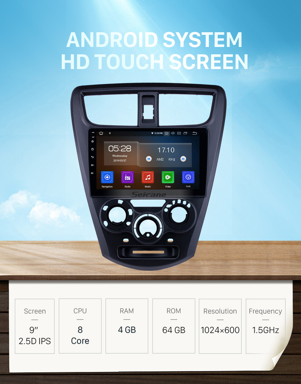 Seicane OEM 9 Zoll Android 11.0 Radio für 2015 Perodua Axia Bluetooth WIFI HD Touchscreen Musik GPS Navigation Carplay USB Unterstützung Digital TV TPMS