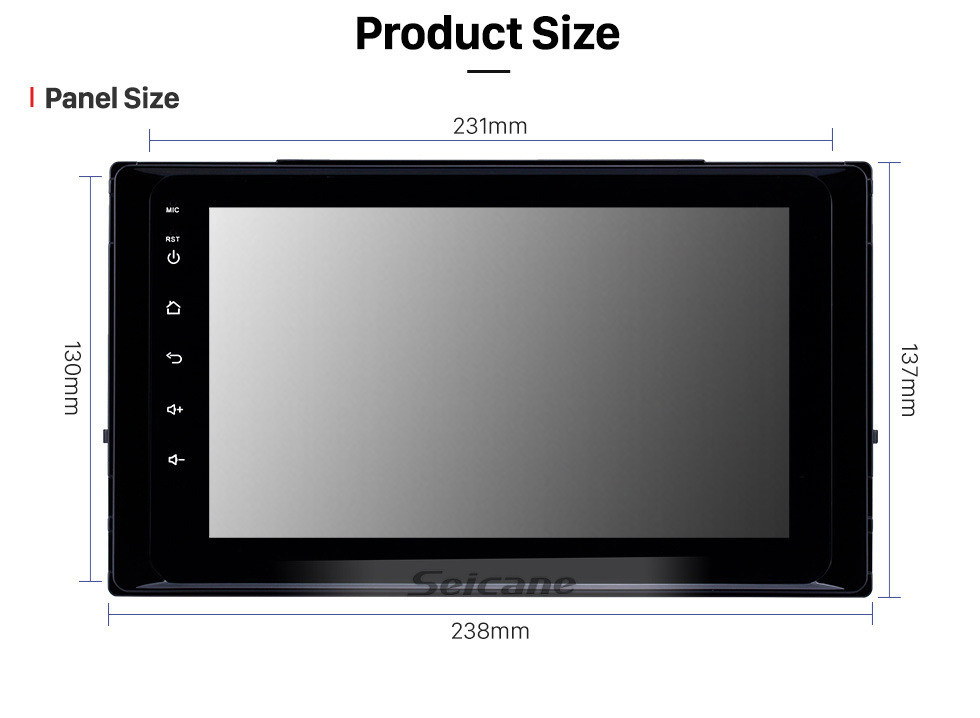Seicane 9 Zoll Android 13.0 GPS-Navigationsradio für 2017 2018 2019 Toyota Corolla mit HD-Touchscreen Carplay Bluetooth WIFI USB-Unterstützung Mirror Link OBD2 SWC Seicane 9 Zoll Android 13.0 GPS-Navigationsradio für 2017 2018 2019 Toyota Corolla mit HD-Touchscreen Carplay Bluetooth WIFI USB-Unterstützung Mirror Link OBD2 SWC