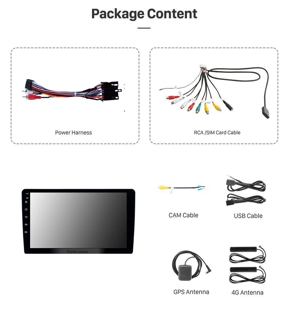 Seicane OEM 9 pulgadas Android 13.0 Radio de navegación GPS para 2006-2010 Hyundai Azera Bluetooth Wifi HD Pantalla táctil Carplay USB compatible DVR TV digital 1080P Seicane OEM 9 pulgadas Android 13.0 Radio de navegación GPS para 2006-2010 Hyundai Azera Bluetooth Wifi HD Pantalla táctil Carplay USB compatible DVR TV digital 1080P