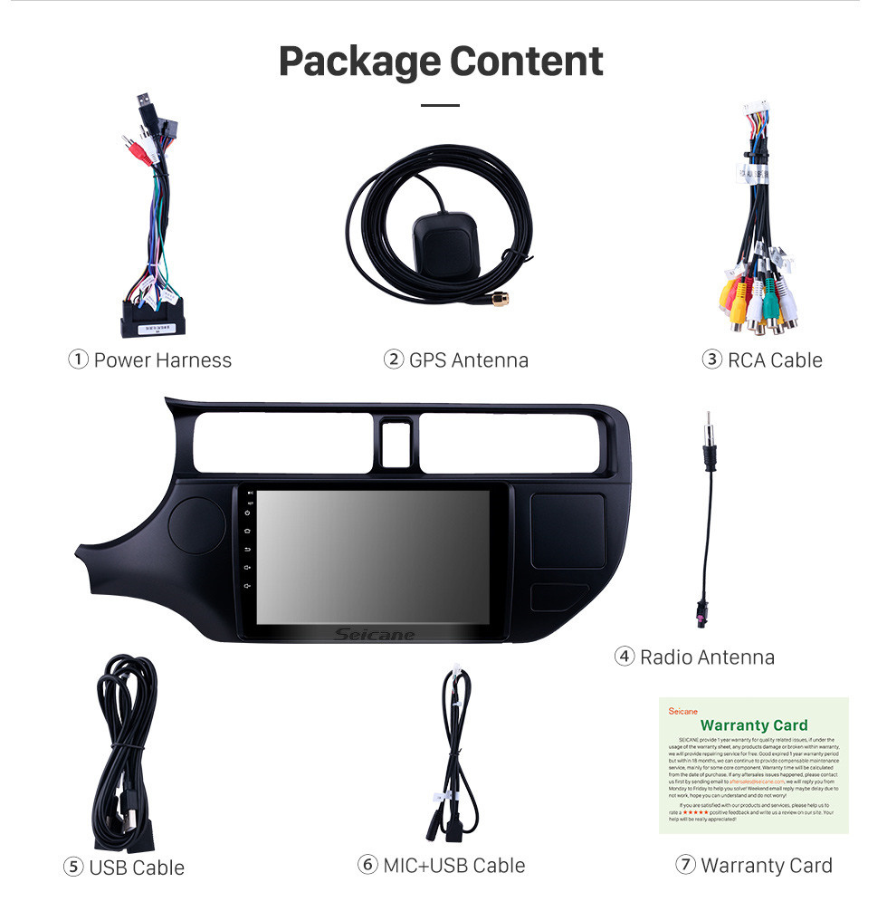 Seicane Radio Android 11.0 de 9 pulgadas para Kia Rio LHD Kia Rio EX 2012-2014 con navegación GPS Pantalla táctil HD Sistema de audio Bluetooth Carplay compatible con control del volante Seicane Radio Android 11.0 de 9 pulgadas para Kia Rio LHD Kia Rio EX 2012-2014 con navegación GPS Pantalla táctil HD Sistema de audio Bluetooth Carplay compatible con control del volante