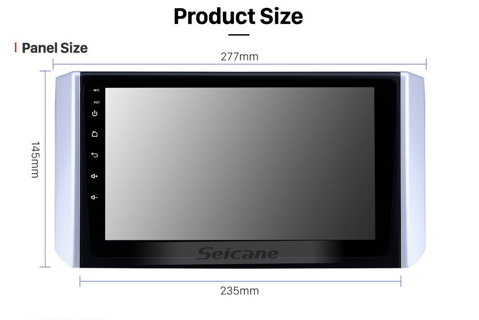 Seicane 9 pulgadas de radio Android 11.0 para Mitsubishi Xpander 2017-2018 con navegación GPS HD Pantalla táctil Bluetooth Compatible con sistema de audio Carplay Cámara de visión trasera DAB +