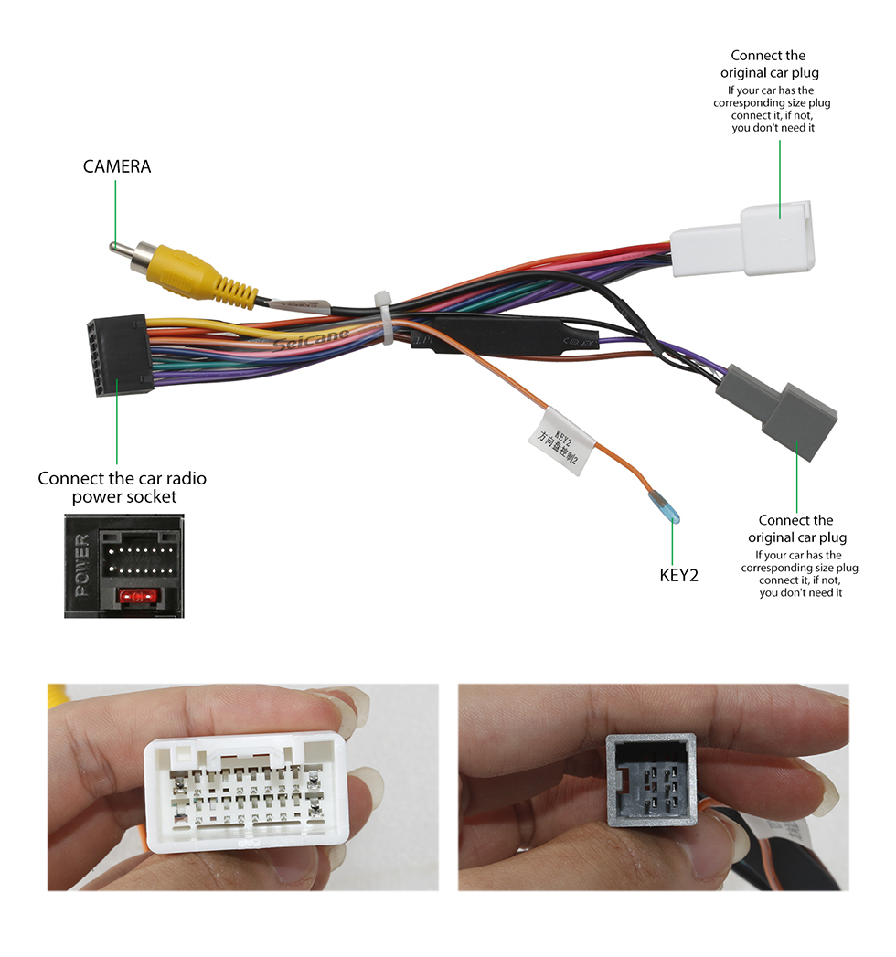 Seicane 9 pulgadas de radio Android 11.0 para Mitsubishi Xpander 2017-2018 con navegación GPS HD Pantalla táctil Bluetooth Compatible con sistema de audio Carplay Cámara de visión trasera DAB +