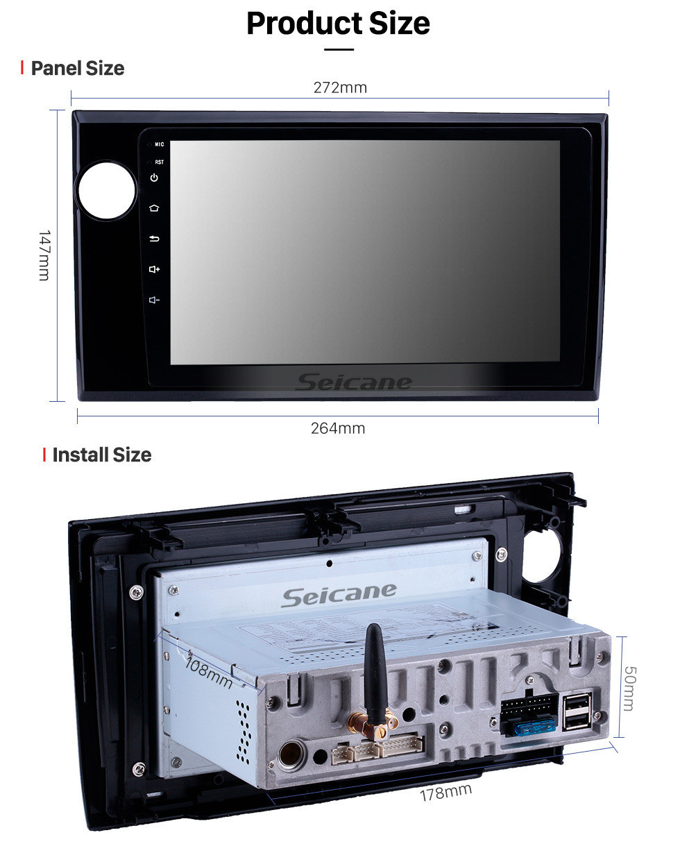 Seicane Android 11.0 9 Zoll GPS Navigationsradio für 2015-2017 Honda BRV LHD mit HD Touchscreen Carplay Bluetooth WIFI USB AUX Unterstützung Spiegel Link OBD2 SWC Seicane Android 11.0 9 Zoll GPS Navigationsradio für 2015-2017 Honda BRV LHD mit HD Touchscreen Carplay Bluetooth WIFI USB AUX Unterstützung Spiegel Link OBD2 SWC