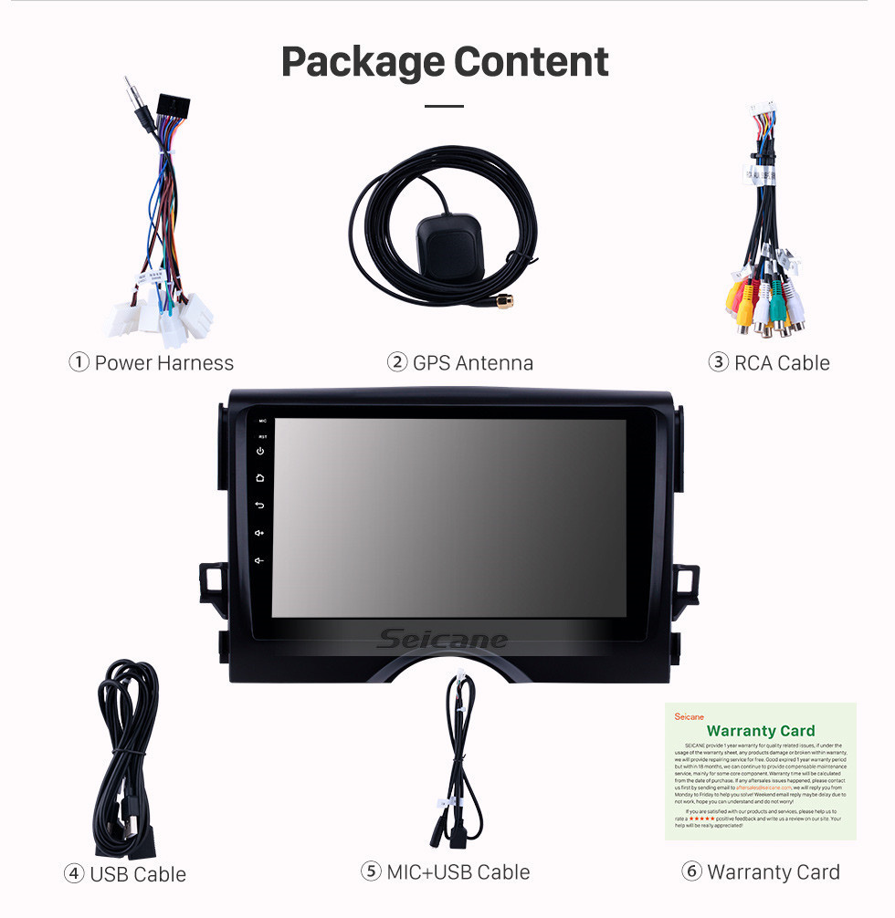 Seicane OEM 9 Zoll Android 11.0 Radio für 2010 2011-2015 TOYOTA REIZ Mark X Bluetooth Wifi HD Touchscreen GPS-Navigation Carplay USB-Unterstützung OBD2 Digital TV 4G Seicane OEM 9 Zoll Android 11.0 Radio für 2010 2011-2015 TOYOTA REIZ Mark X Bluetooth Wifi HD Touchscreen GPS-Navigation Carplay USB-Unterstützung OBD2 Digital TV 4G