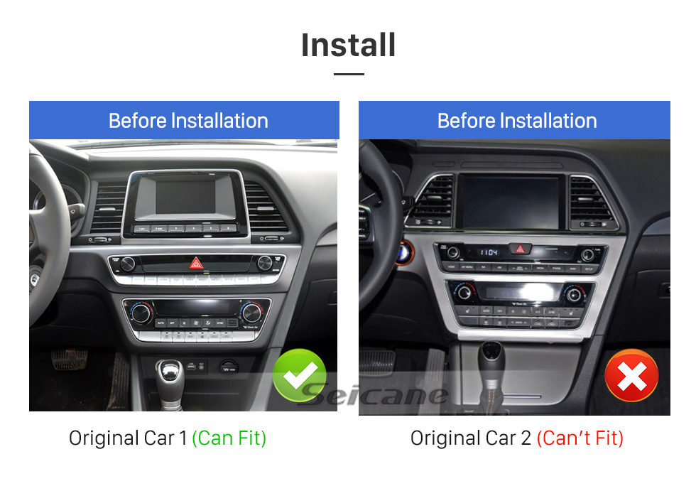Seicane OEM 9 inch Android 11.0 for 2018 HYUNDAI SONATA Radio GPS Navigation System With HD Touchscreen Bluetooth support Carplay OBD2 DVR TPMS