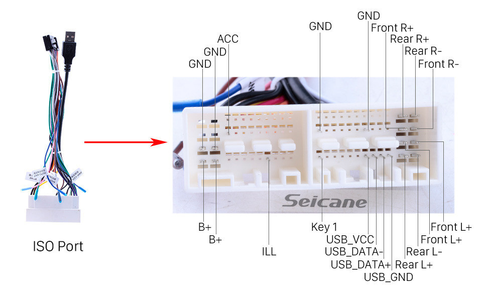 Seicane Pour 2001 2002-2005 Mitsubishi Airtrek / Outlander Radio 10.1 pouces Android 11.0 HD Écran tactile Bluetooth avec système de navigation GPS Support Carplay Caméra de recul