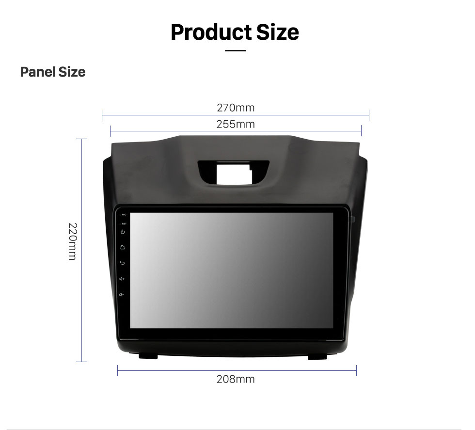 Seicane Para 2012-2016 2017 2018 Chevy Chevrolet TrailblazerS10 ISUZU D-Max DMax Radio 9 pulgadas Android 12.0 HD Pantalla táctil Bluetooth con sistema de navegación GPS Soporte Carplay 1080P