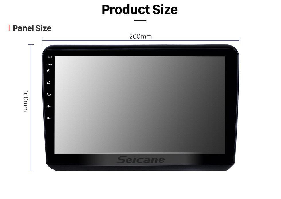 Seicane 10.1 inch Android 11.0 Radio for 2014-2016 Honda XRV with HD Touchscreen GPS Nav Carplay Bluetooth FM support DVR TPMS Steering Wheel Control 4G WIFI SD