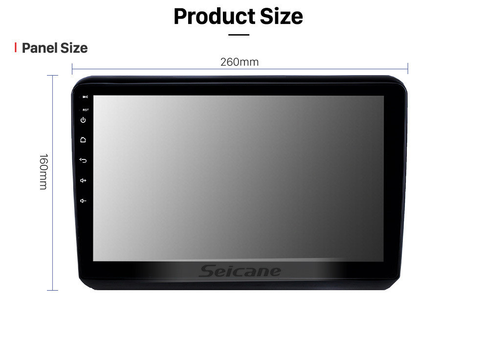 Seicane 10.1 polegada Android 11.0 Rádio para 2014-2016 Honda XRV com HD Touchscreen GPS Nav Carplay Bluetooth suporte a FM DVR TPMS controle de volante 4G WIFI SD