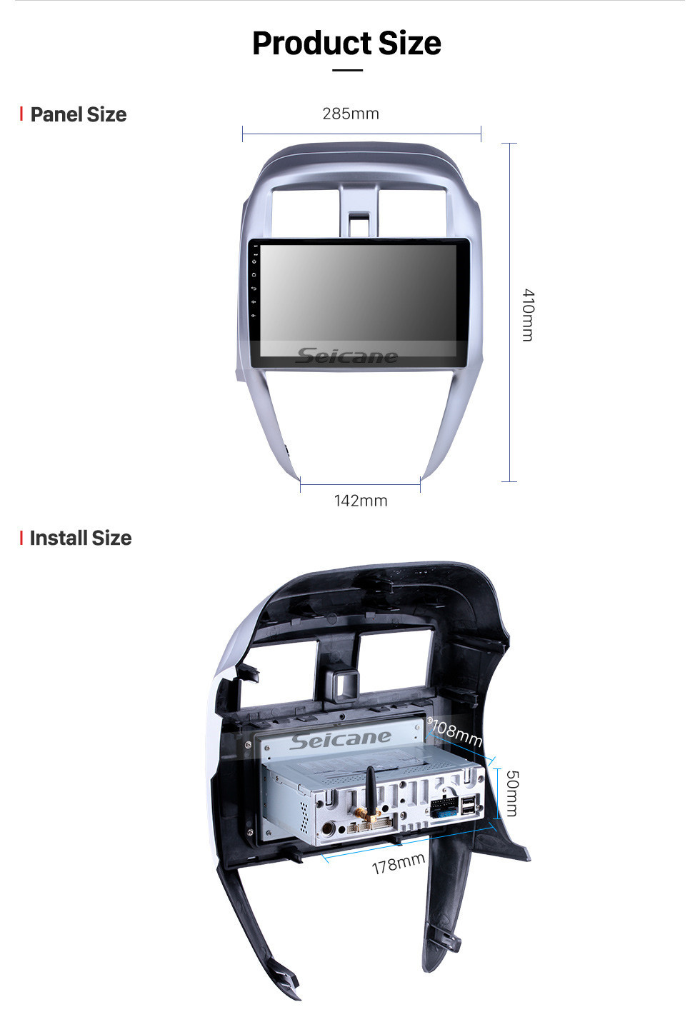 Seicane Android 11.0 Navegação GPS 10.1 polegada HD Estéreo de Tela Sensível Ao Toque para 2015 2016 Nissan Velho Ensolarado Bluetooth FM WIFI USB Controle de Volante USB Carplay AUX suporte DVR OBD2