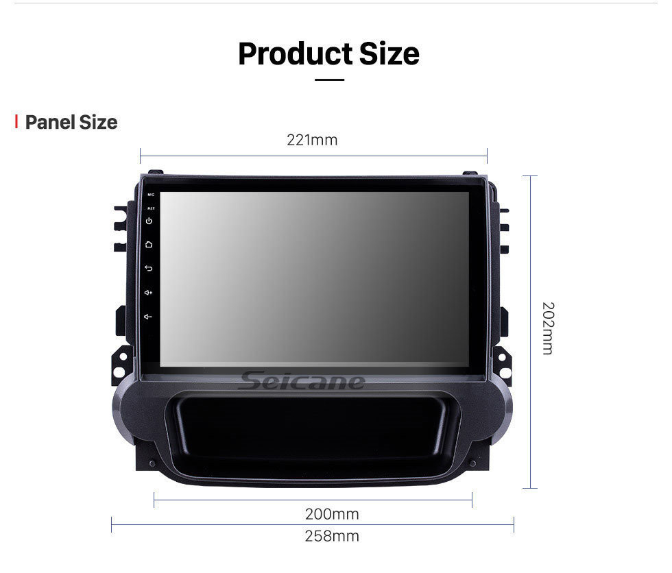 Seicane Android 13.0 para 2012-2014 Chevy Chevrolet Malibu Radio 9 polegadas Sistema de navegação GPS com Bluetooth HD Touchscreen Carplay suporte SWC