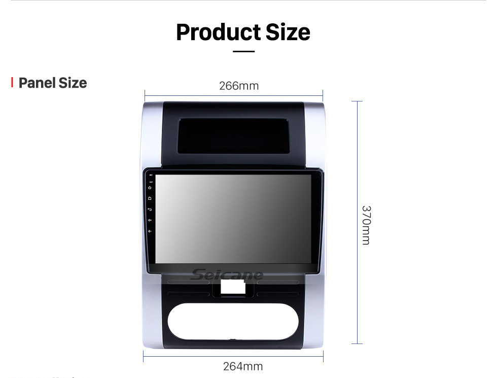 Seicane 10.1 inch 2008-2012 Nissan X-Trail/Dongfeng MX6 Android 13.0 GPS Navigation Radio Bluetooth Touchscreen Carplay support TPMS