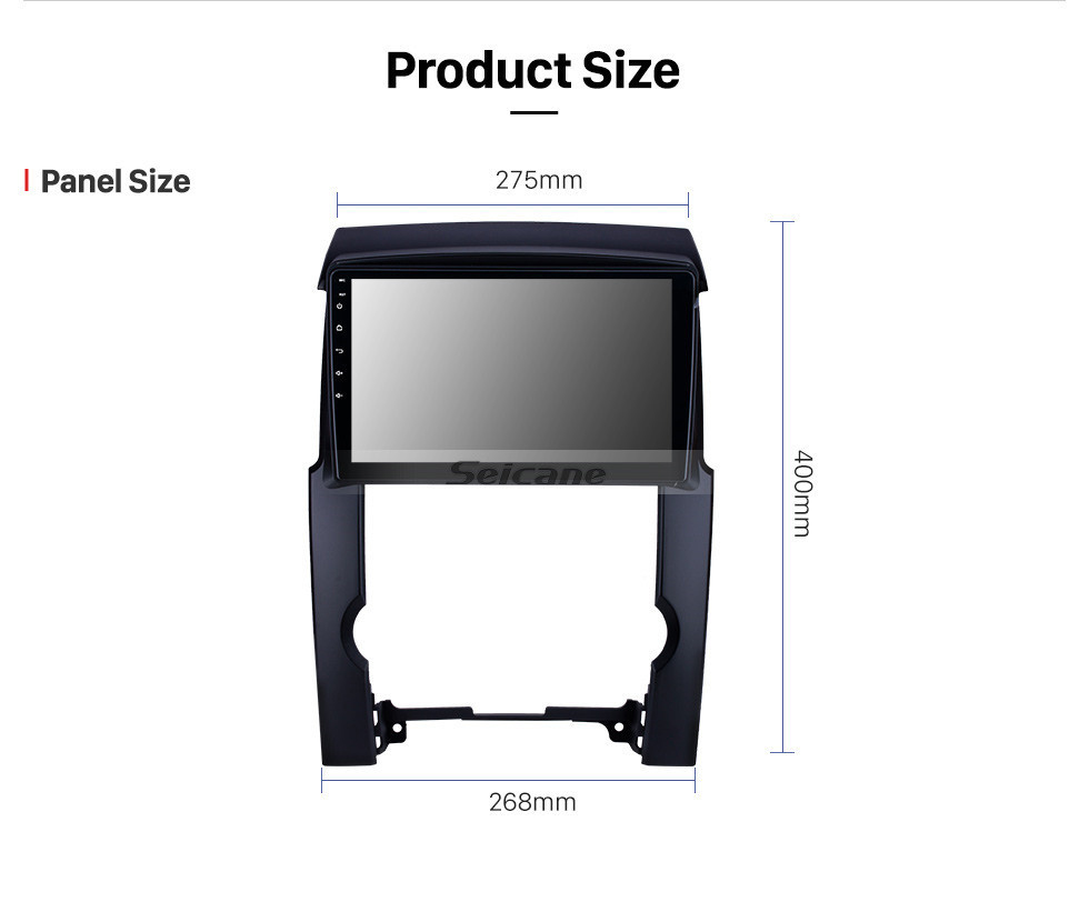 Seicane 10.1 inch 2009 2010 2011 2012 KIA Sorento Android 13.0 GPS Navigation Radio Bluetooth 4G WIFI Rearview Camera USB DVD Player TPMS Backup Camera 1080P