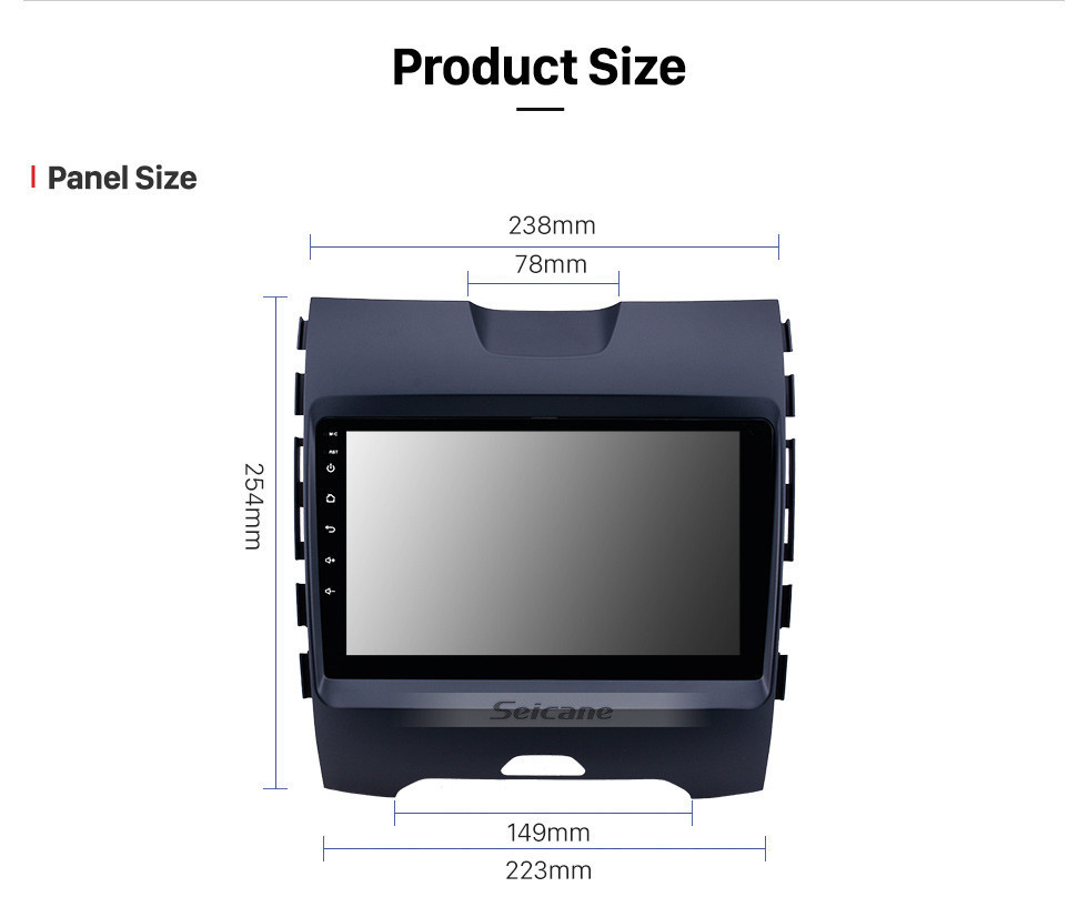 Seicane Android 13.0 HD Touchscreen 9 inch Radio for 2013-2017 FORD EDGE Bluetooth GPS Navi USB Carplay Support DVR Digital TV TPMS OBD 4G WIFI DVD Player SWC RDS Seicane Android 13.0 HD Touchscreen 9 inch Radio for 2013-2017 FORD EDGE Bluetooth GPS Navi USB Carplay Support DVR Digital TV TPMS OBD 4G WIFI DVD Player SWC RDS