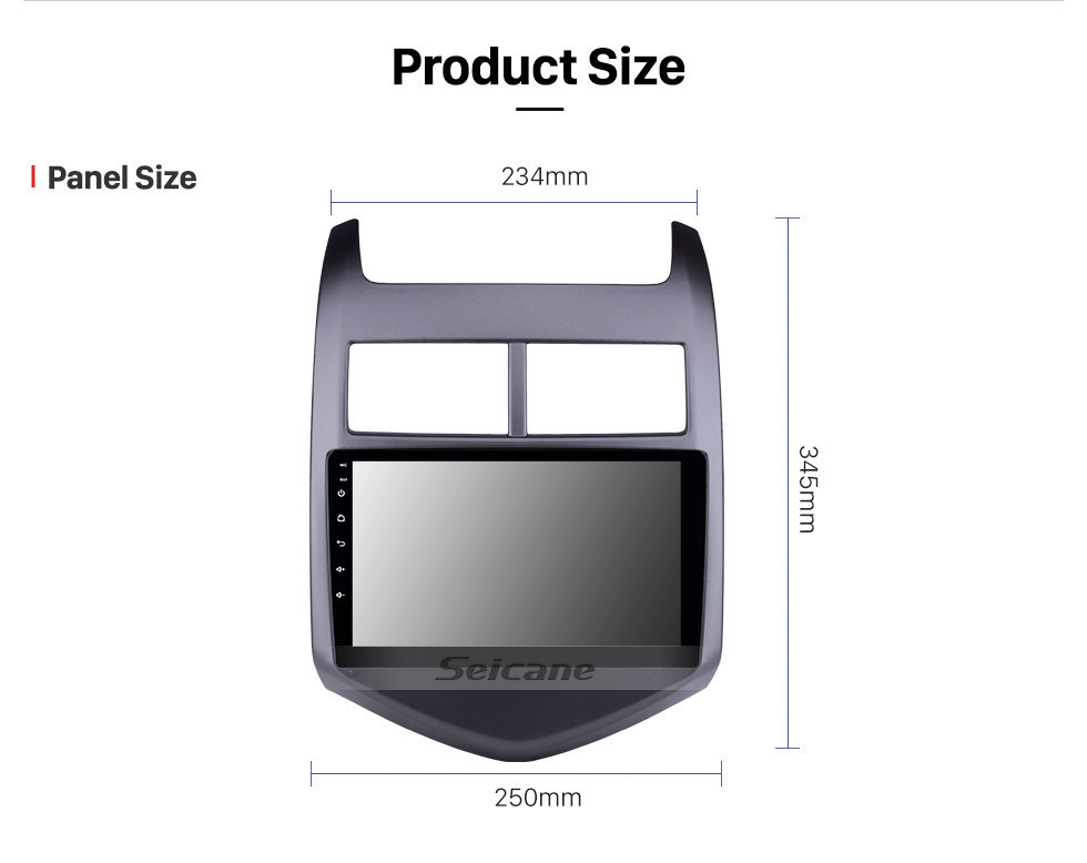 Seicane Chevy Chevrolet AVEO 2010-2013 Android 11.0 Rádio Navegação GPS Bluetooth HD TouchScreen WiFi Link Espelho Retrovisor suporte DVR 1080 P Vídeo OBD