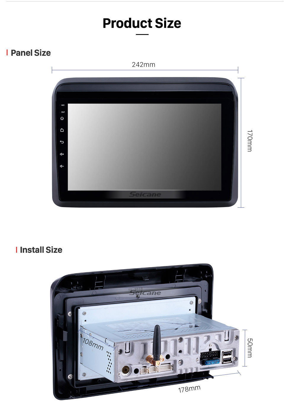 Seicane 2018 2019 Suzuki ERTIGA Android 11.0 HD с сенсорным экраном 9-дюймовый мультимедийный проигрыватель Bluetooth GPS-навигатор с поддержкой USB FM MP5 музыкальная поддержка WiFi DVR SCW DVD-плеер Carplay OBD2