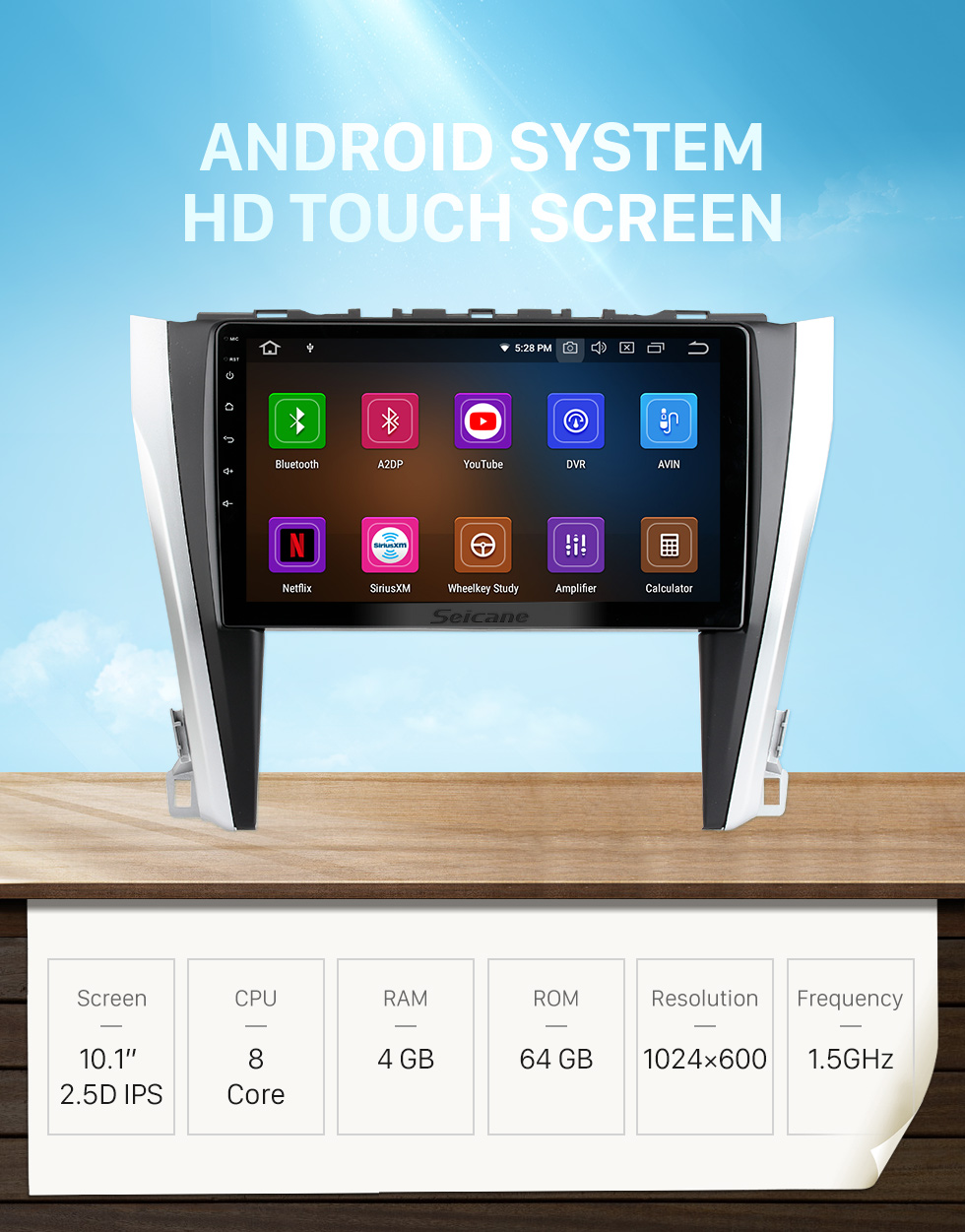 Seicane 10.1 inch Android 11.0 GPS navigation system for 2015 2016 2017 Toyota CAMRY Bluetooth Mirror link Radio Capacitive multi-touch screen OBD DVR Rear view camera TV 3G WIFI USB SD Seicane 10.1 inch Android 11.0 GPS navigation system for 2015 2016 2017 Toyota CAMRY Bluetooth Mirror link Radio Capacitive multi-touch screen OBD DVR Rear view camera TV 3G WIFI USB SD