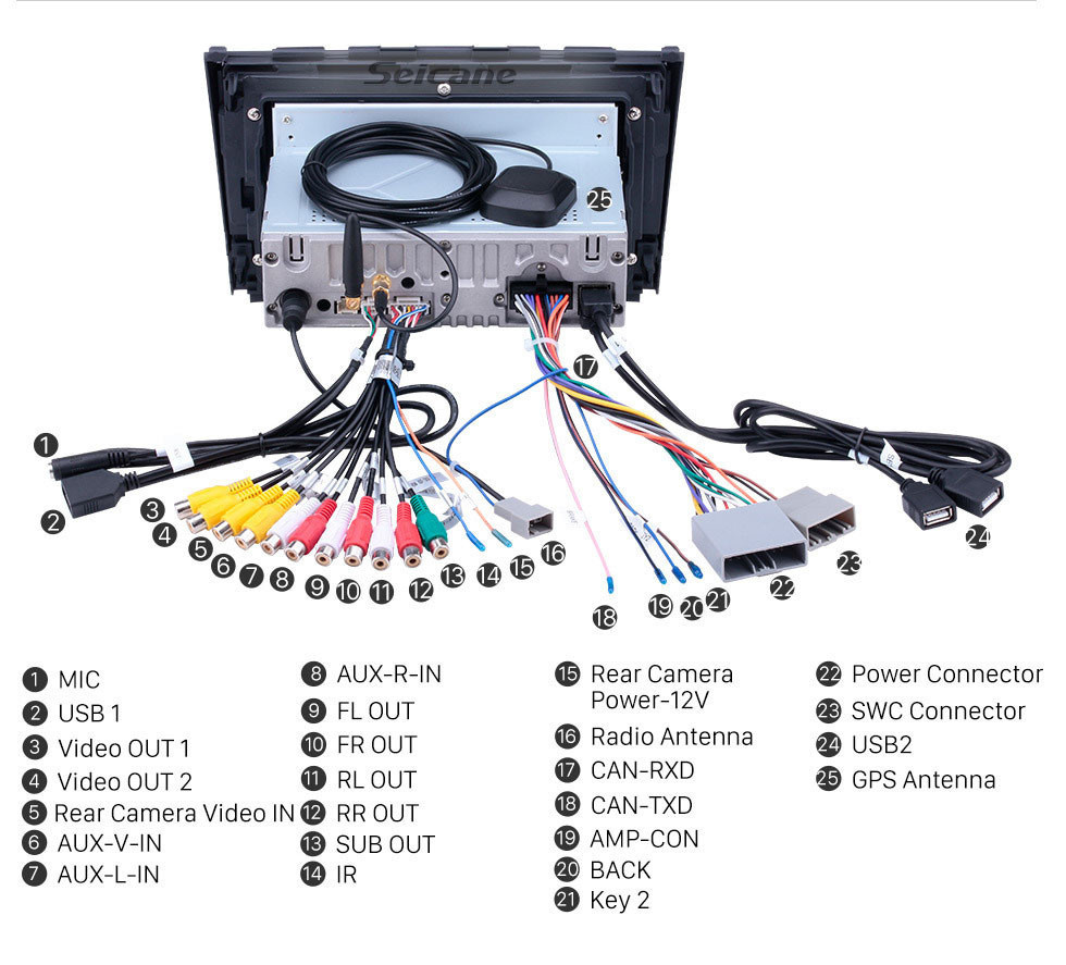 Seicane Android 12.0 GPS DVD Player for 2006 2007 2008-2011 Honda CRV Navigation system Support USB SD Bluetooth 3G WIFI Aux Rearview Camera Mirror Link OBD2 DVR Seicane Android 12.0 GPS DVD Player for 2006 2007 2008-2011 Honda CRV Navigation system Support USB SD Bluetooth 3G WIFI Aux Rearview Camera Mirror Link OBD2 DVR