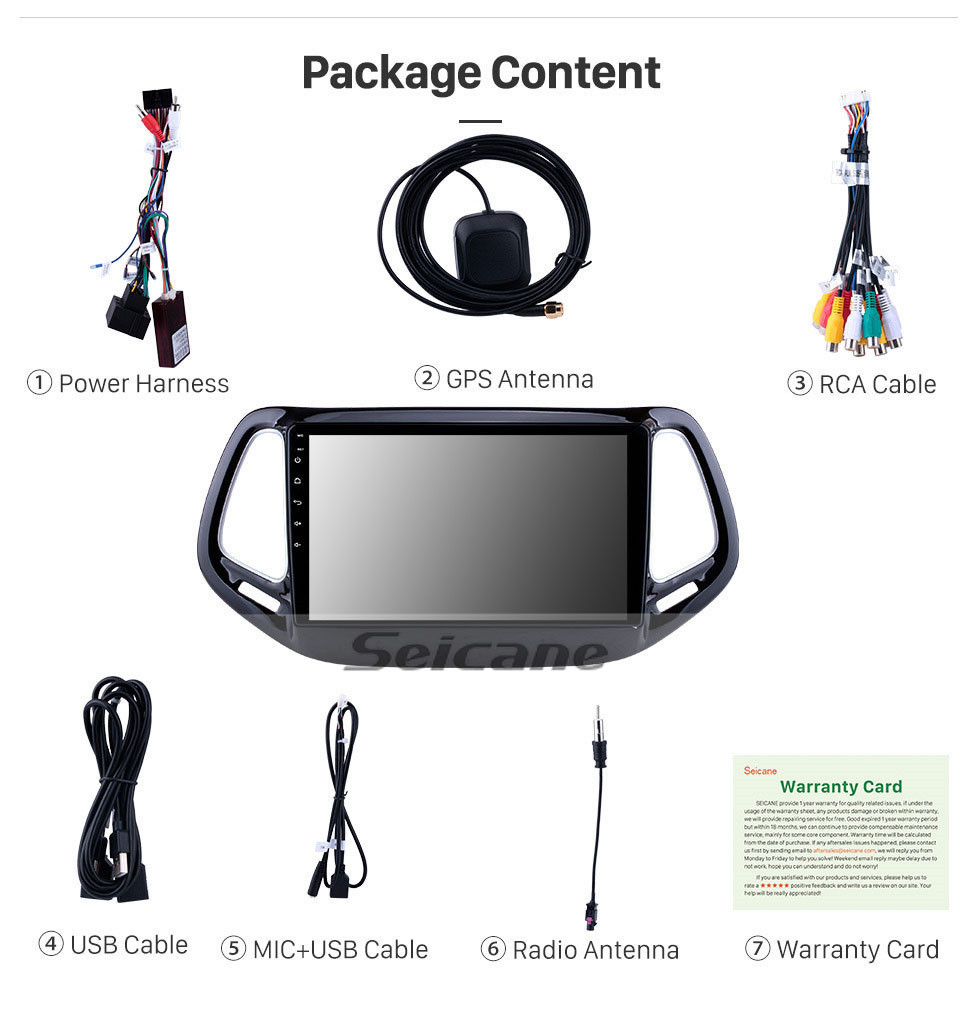 Seicane 10.1 inch Android 11.0 HD 1024*600 Touchscreen Car Stereo For Jeep Compass 2017 Bluetooth Music Radio GPS Navigation Audio System Support Mirror Link 4G WiFi Backup Camera DVR Steering Wheel Control Seicane 10.1 inch Android 11.0 HD 1024*600 Touchscreen Car Stereo For Jeep Compass 2017 Bluetooth Music Radio GPS Navigation Audio System Support Mirror Link 4G WiFi Backup Camera DVR Steering Wheel Control