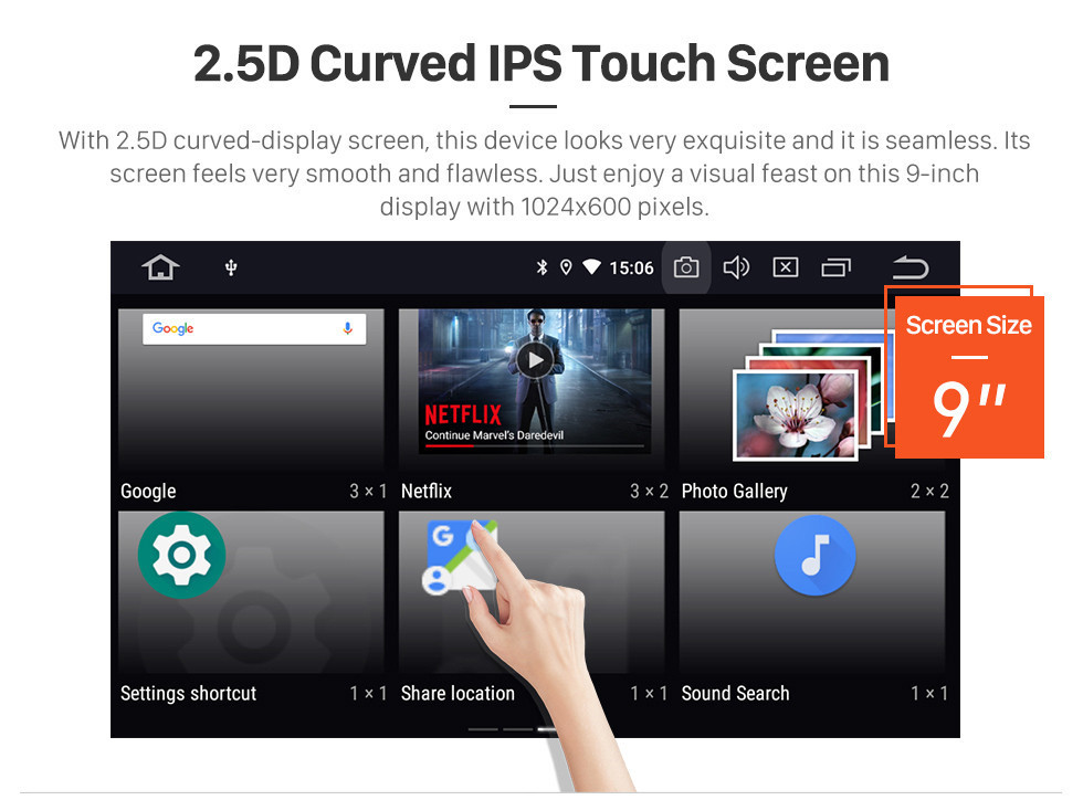 Seicane 2016 SUZUKI Alivio Android 11.0 HD Touchscreen DVD-Player GPS Navigationssystem Radio mit Bluetooth USB Wlan Spiegel-Verbindung 1080 P Video