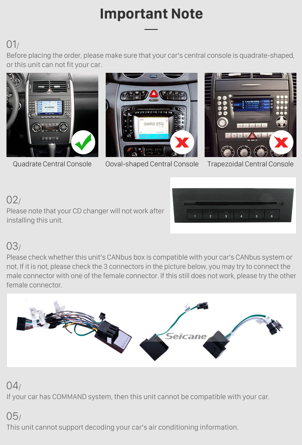 Seicane 9-дюймовый Android 12.0 Aftermarket Radio для 2000-2015 VW Volkswagen Crafter для DVD-плеера Bluetooth музыка GPS-навигационная система автомобильная стереосистема WiFi Mirror Link HD 1080P Video