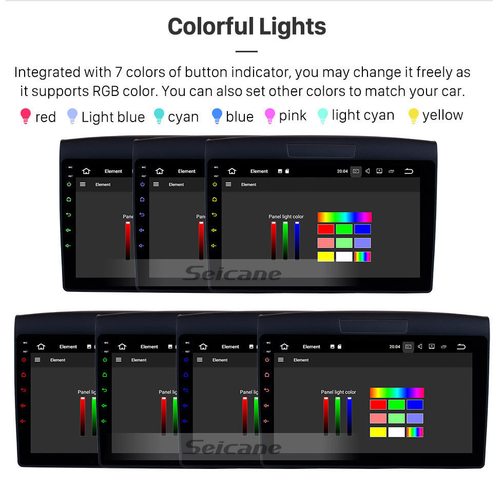 Seicane Alles in einem 2011 2012 2013 2014 2015 Honda CRV Android 13.0 CD DVD Radio GPS Navigationssystem Bluetooth Musik Audio USB WIFI Unterstützung Aux TPMS DVR 1080P Video Lenkradsteuerung