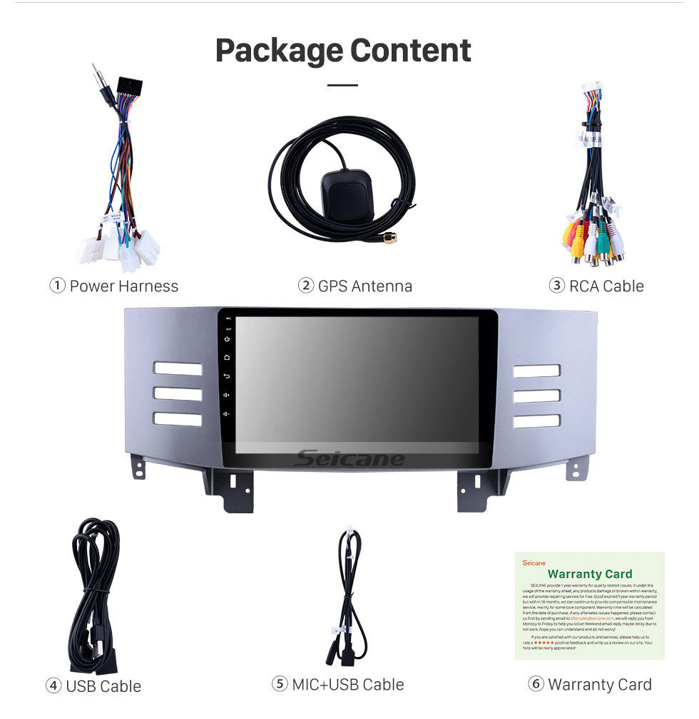 Seicane 9 inch 2005 2006 2007 2008 2009 Toyota Old Reiz Android 11.0 HD Touchscreen Radio GPS Navigation system Support Bluetooth OBD2 USB WIFI DVR Mirror Link Carplay Seicane 9 inch 2005 2006 2007 2008 2009 Toyota Old Reiz Android 11.0 HD Touchscreen Radio GPS Navigation system Support Bluetooth OBD2 USB WIFI DVR Mirror Link Carplay