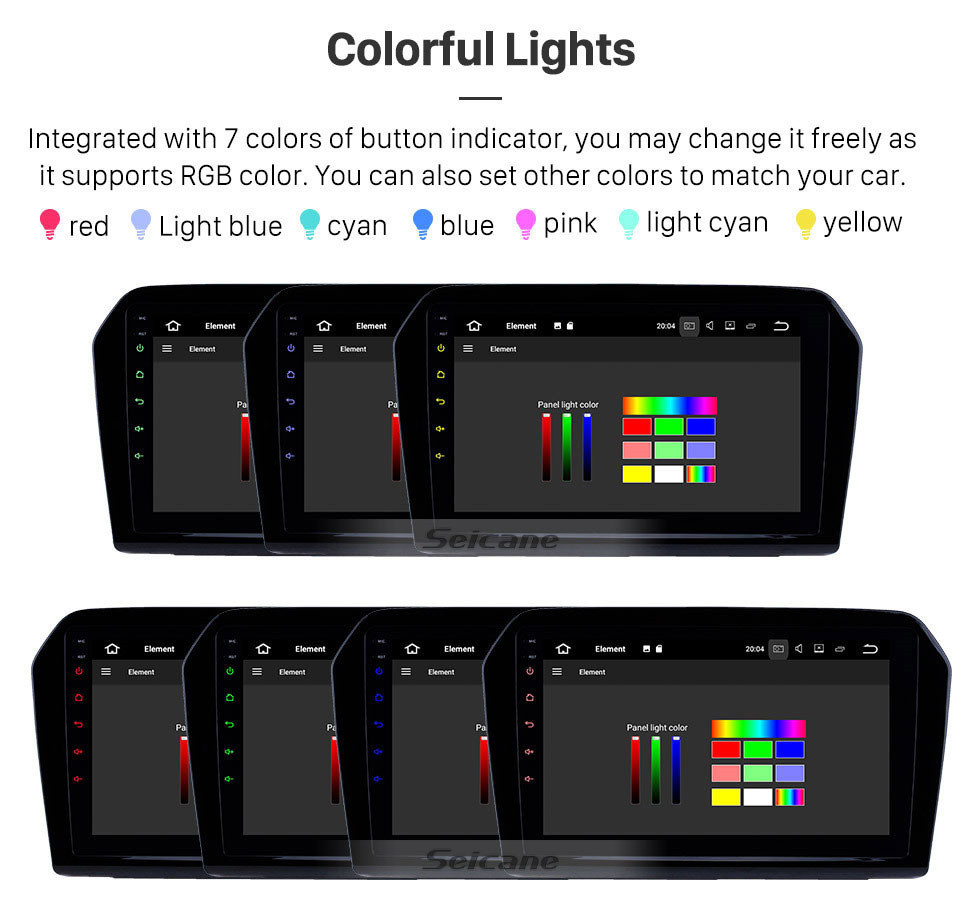 Seicane Radio à écran tactile HD Android 13.0 de 9 pouces pour 2012 2013 2014 2015 VW Volkswagen Passat JETTA avec système de navigation GPS WiFi 3G TPMS DVR OBD II Caméra arrière AUX USB Vidéo 3G WiFi Bluetooth 