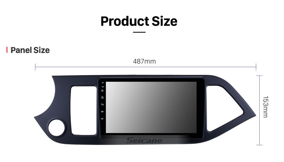 Seicane 9-дюймовый Android 13.0 GPS-навигационная система с сенсорным экраном для 2011-2014 KIA Morning Picanto Поддержка радио Bluetooth TPMS DVR OBD Mirror Link 3G WiFi TV Резервная камера Видео Seicane 9-дюймовый Android 13.0 GPS-навигационная система с сенсорным экраном для 2011-2014 KIA Morning Picanto Поддержка радио Bluetooth TPMS DVR OBD Mirror Link 3G WiFi TV Резервная камера Видео