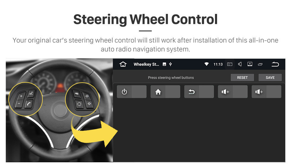 Seicane Tela sensível ao toque de 9 polegadas HD para 2008-2013 VW Volkswagen Passat Tiguan Polo Scirocco Android 9.0 Rádio Sistema de navegação GPS com WiFi Mirror Link OBD2 Bluetooth